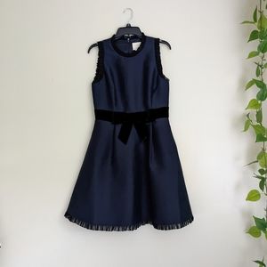 Kate Spade velvet bow dress